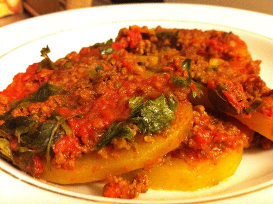 Fırında Kıymalı Patates Oturtma