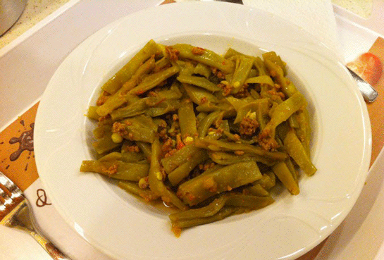 Kıymalı Fasulye Yemeği