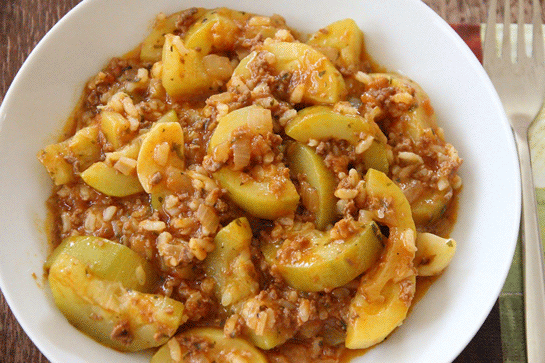 Kıymalı Kabak Yemeği Tarifi ve Malzemeleri